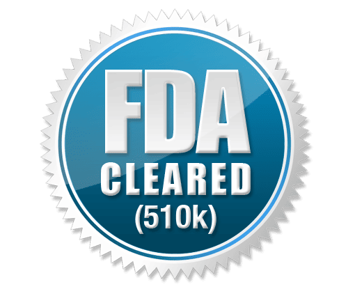 FDA Cleared 510k certification badge for medical devices