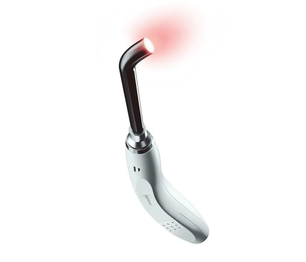 Luminance RED FDA-cleared cold sore treatment device emitting therapeutic red light